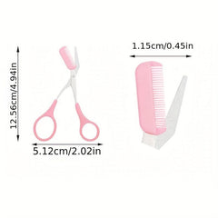 8 in 1 Eyebrow Styling Template & Scissors Kit
