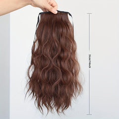 Long Curly Wavy Ponytail Extensions Synthetic Clip In Hair Extensions