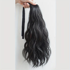 Long Curly Wavy Ponytail Extensions Synthetic Clip In Hair Extensions