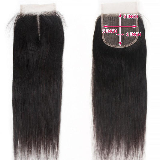 Brazilian Human Hair Lace Closure 20-32-60-96 Cm Straight