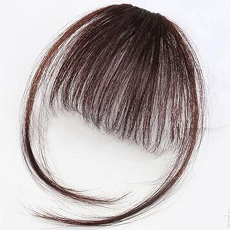 Mini Air Bangs Fringe Synthetic Hair Extension Hairpieces for Women