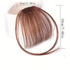 Mini Air Bangs Fringe Synthetic Hair Extension Hairpieces for Women
