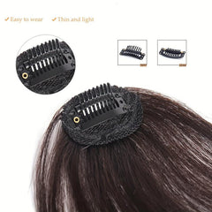 Mini Air Bangs Fringe Synthetic Hair Extension Hairpieces for Women