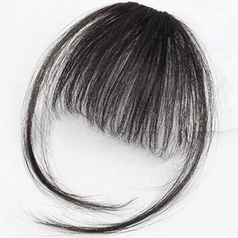 Mini Air Bangs Fringe Synthetic Hair Extension Hairpieces for Women