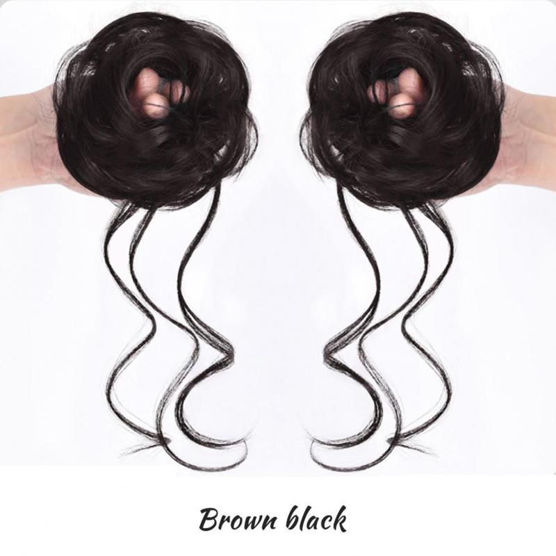 Donut Hair Buns Chignon Updo with Elastic Hair Rope 20
