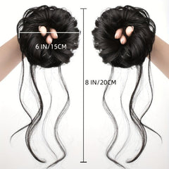 Donut Hair Buns Chignon Updo with Elastic Hair Rope 20