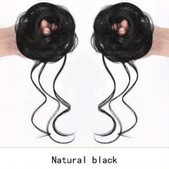 Donut Hair Buns Chignon Updo with Elastic Hair Rope 20