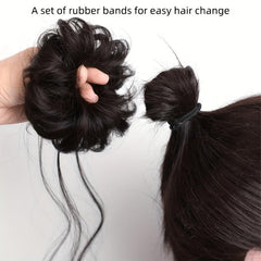 Donut Hair Buns Chignon Updo with Elastic Hair Rope 20