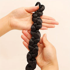Long Braided Ponytail Extension Wrap Around Hair Extensions Ponytail