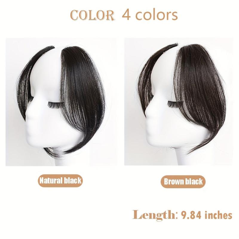 Synthetic Clip-In Bangs Extension Wavy Hairpiece