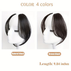 Synthetic Clip-In Bangs Extension Wavy Hairpiece