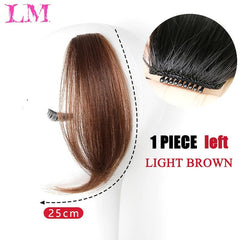 Synthetic Clip-In Bangs Extension Wavy Hairpiece