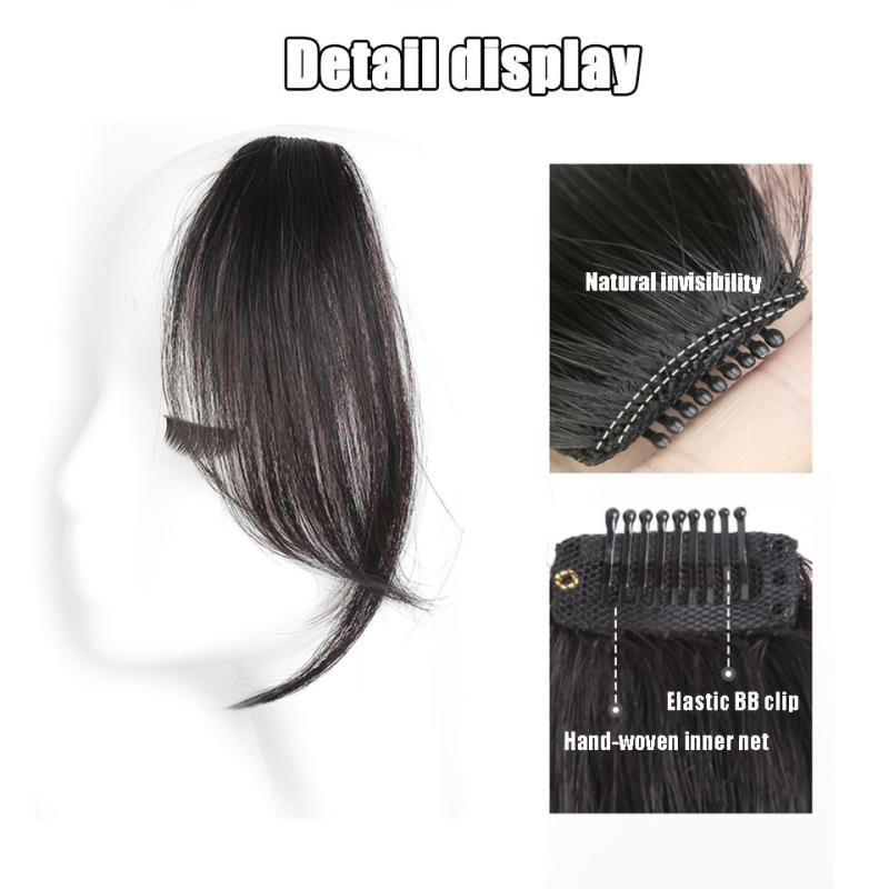 Synthetic Clip-In Bangs Extension Wavy Hairpiece