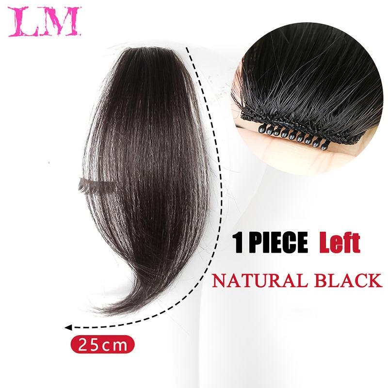 Synthetic Clip-In Bangs Extension Wavy Hairpiece