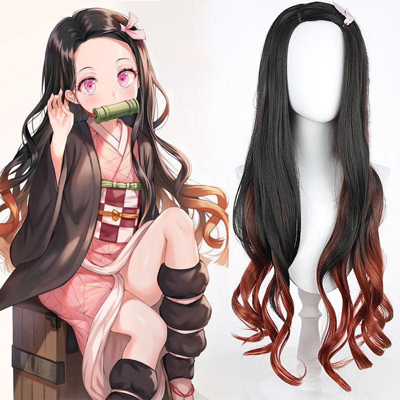Long Wavy Cosplay Wig Synthetic Hair Replacement for Party Halloween