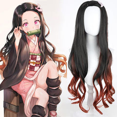 Long Wavy Cosplay Wig Synthetic Hair Replacement for Party Halloween