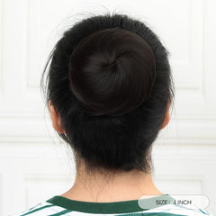 Synthetic Hair Bun Ponytail Extension for Women