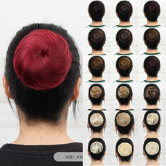 Synthetic Hair Bun Ponytail Extension for Women