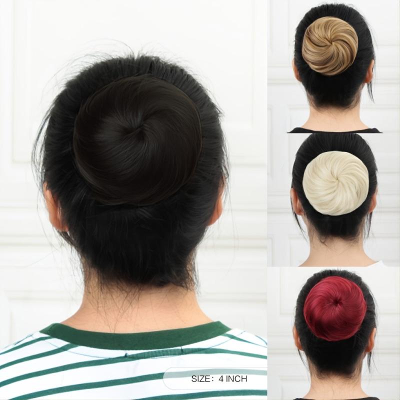 Synthetic Hair Bun Ponytail Extension for Women