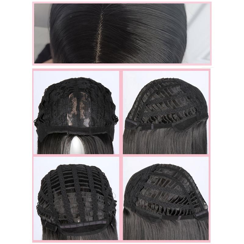Shoulder Length Bob Wig Synthetic Hair