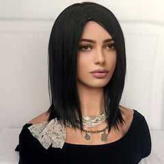 Shoulder Length Bob Wig Synthetic Hair
