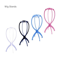 Portable Plastic Wig Stand for Women Display Hairpieces and Hats