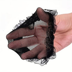 2PCS High Hair Net Hair Bun Cap Professional Dancer Hair Net