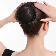 2PCS High Hair Net Hair Bun Cap Professional Dancer Hair Net