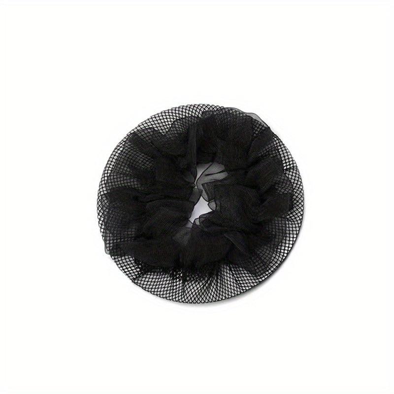 2PCS High Hair Net Hair Bun Cap Professional Dancer Hair Net
