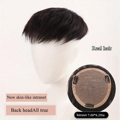Short Straight Hair Pieces Synthetic Fiber Hair Toppers Clip On Hair Extensions
