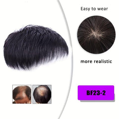 Short Straight Hair Pieces Synthetic Fiber Hair Toppers Clip On Hair Extensions