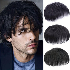 Short Straight Hair Pieces Synthetic Fiber Hair Toppers Clip On Hair Extensions