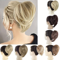 Curly Synthetic Hairpiece for Women Messy Bun Updo Scrunchies Tail Hair Bundle