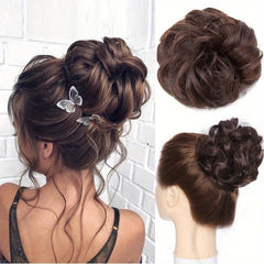 Messy Bun Hair Piece Curly Hair Extensions Ponytail Scrunchies