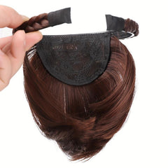 Twist Braid Headband Short Straight Synthetic Hair Bangs