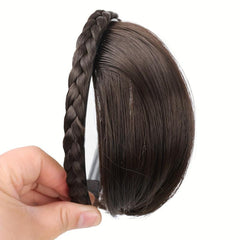 Twist Braid Headband Short Straight Synthetic Hair Bangs