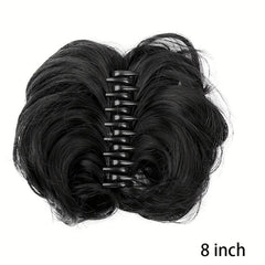 Wavy Curly Chignon Hair Bun Extensions for Tousled Updo