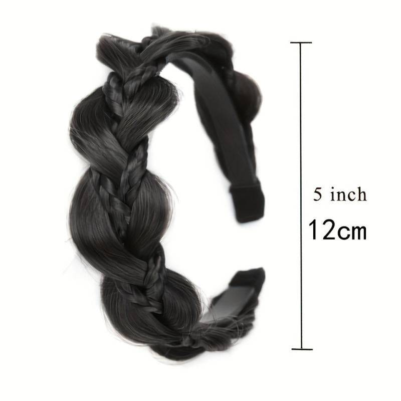 Synthetic Fishbone Braid Headband Twist Braid Hair Hoop Hair Accessories
