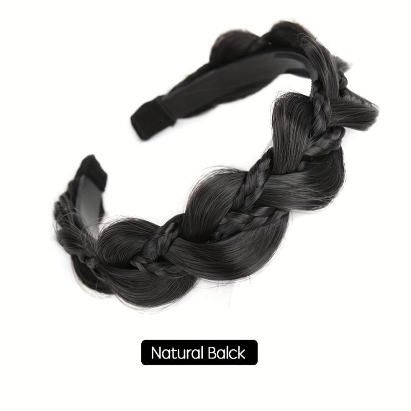 Synthetic Fishbone Braid Headband Twist Braid Hair Hoop Hair Accessories
