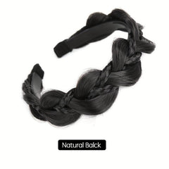 Synthetic Fishbone Braid Headband Twist Braid Hair Hoop Hair Accessories