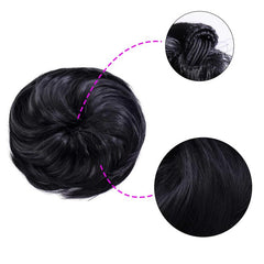 Synthetic Messy Bun Scrunchie Chignon Hairpiece