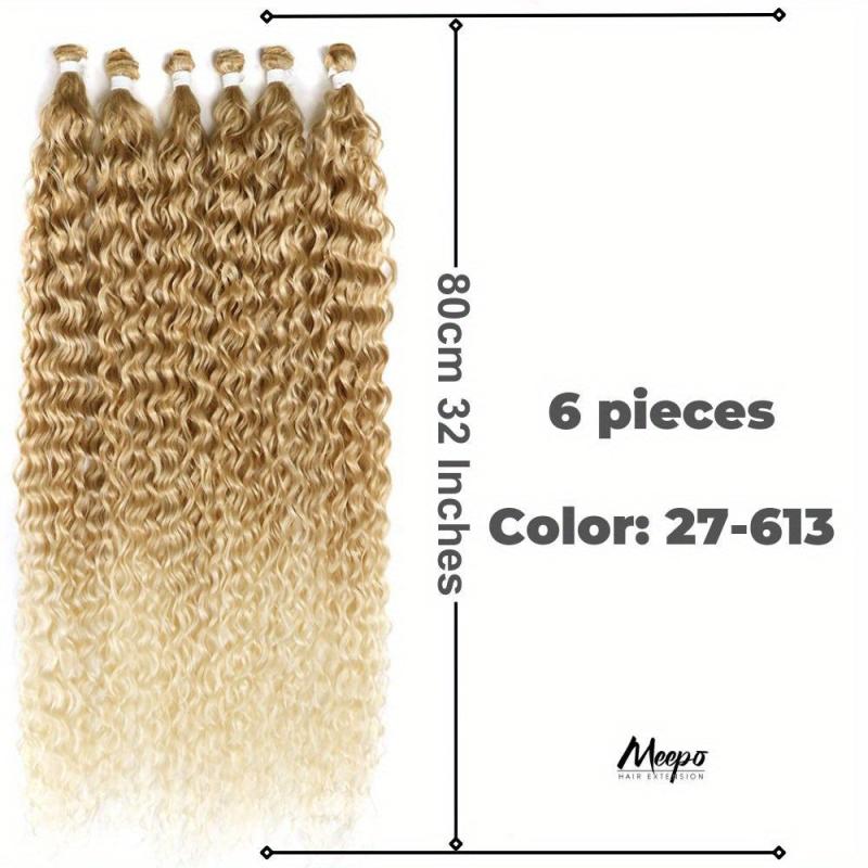Water Wave Curly Hair Bundles For Hair Extensions 81 28 Cm