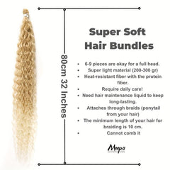 Water Wave Curly Hair Bundles For Hair Extensions 81 28 Cm