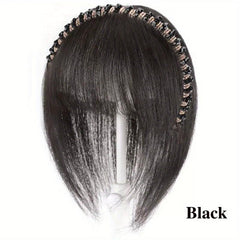 Synthetic Straight Bangs Hair Hoop With Rhinestones