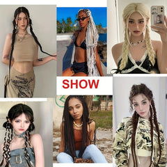 African Big Braid Ponytail Hair Extensions