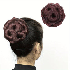 Synthetic Claw Clip Chignon Hair Extension Updo Bun Hair Bun Accessories
