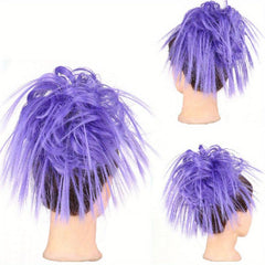 Fluffy Synthetic Hair Bun Extension Messy Updo Elastic Band