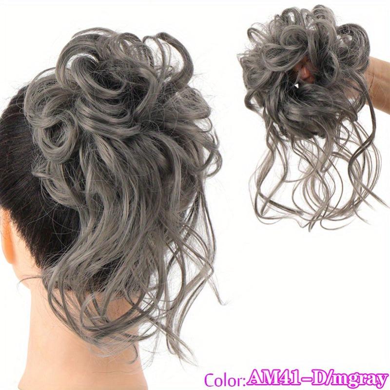 Messy Hair Bun Scrunchies Ponytail Extension