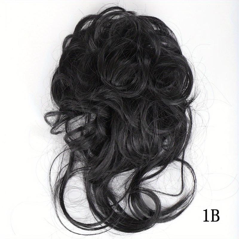 Messy Hair Bun Scrunchies Ponytail Extension