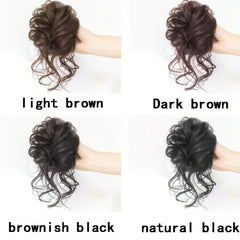 Messy Hair Bun Scrunchies Ponytail Extension